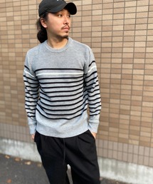 NO NEED（ノーニード）の「ナバルボーダーニット（ニット/セーター）」