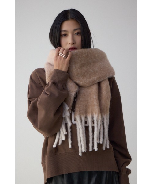 AZUL by moussy(アズールバイマウジー)の「マルチデザインフラッフィーロングマフラー(マフラー・レディース・ベージュ系その他/ベージュ/グレー系その他・FREE)」の19枚目の写真