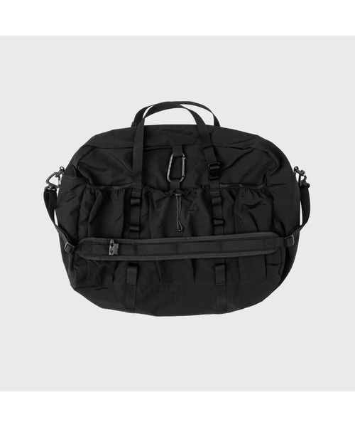 MMOGARDEN(エメモガーデン)の「mmo boston bag 095 nylon slub (3colors)(メッセンジャーバッグ・メンズ・ブラック/カーキ/グレイッシュベージュ・FREE)」の1枚目の写真