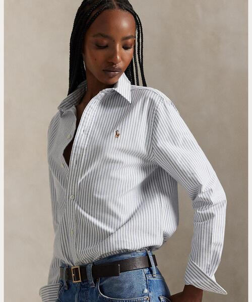 クラシック フィット ストライプド オックスフォード シャツ（シャツ