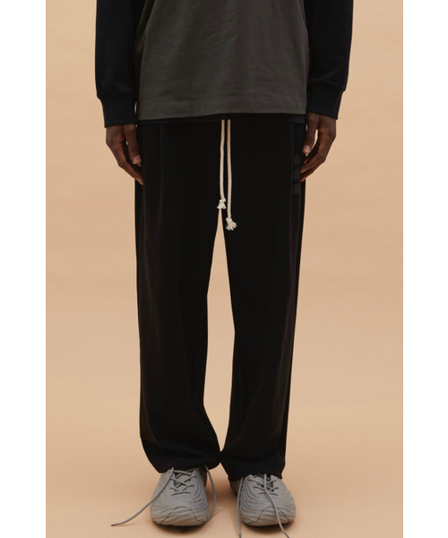K-GARMENT(カメント)の「M ワンタックワイドパンツ ブラック(スウェットパンツ・メンズ・その他・MEDIUM/LARGE/X-LARGE)」の1枚目の写真