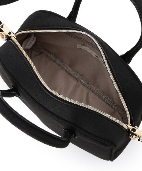 SHOO・LA・RUE（シューラルー）の「スエード調ボストンバッグ（ボストンバッグ・レディース・キャメル/ブラック・00）」の13枚目の写真