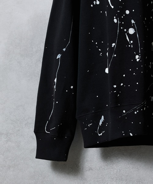 NUMBER (N)INE(ナンバーナイン)の「HAND PAINTED Number⑨ PRINTED CLASSIC CREWNECK SWEATSHIRT / ハンドペイント ナンバーナイン ロゴプリント クラシック クルーネック スウェットシャツ(スウェット・メンズ・ブラック系その他2/グレー系その他2/グレー・XL/L/M)」の6枚目の写真