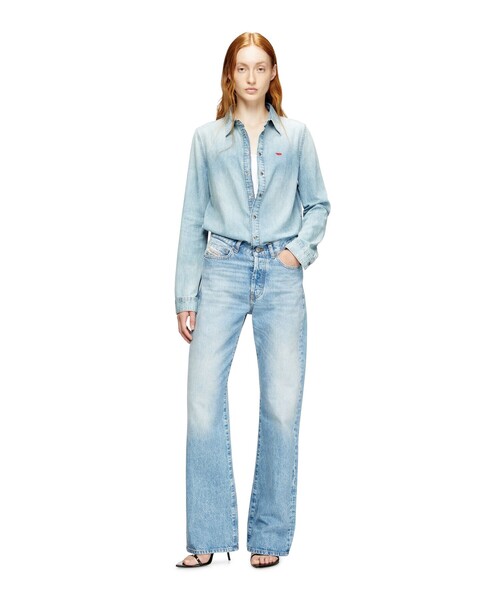 DIESEL（ディーゼル）の「ウィメンズ デニムシャツ DE-EAZY（シャツ/ブラウス・レディース・インディゴブルー・SMALL/MEDIUM/LARGE/X-SMALL）」の3枚目の写真