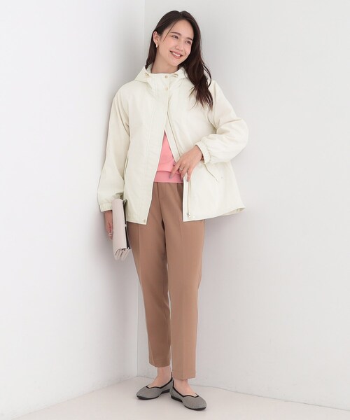 SHOO・LA・RUE（シューラルー）の「【防花粉/SS-3L】かわいいもかっこいいも叶える 欲張りマウンテンパーカ（ブルゾン・レディース・グレー/オフホワイト/ブラウン系その他/ネイビー・01/04/02/03/05/10）」の7枚目の写真