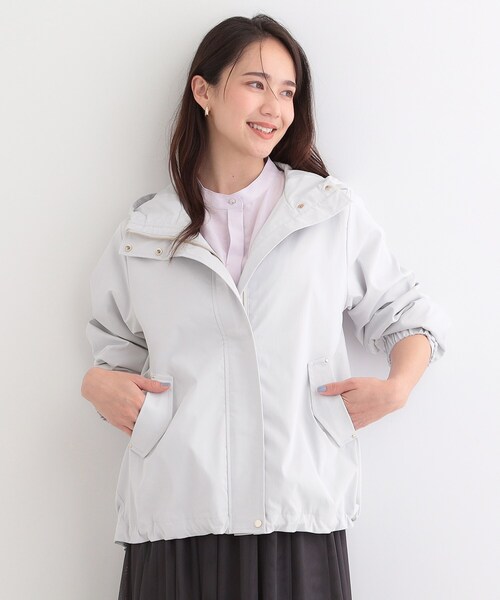 SHOO・LA・RUE（シューラルー）の「【防花粉/SS-3L】かわいいもかっこいいも叶える 欲張りマウンテンパーカ（ブルゾン・レディース・グレー/オフホワイト/ブラウン系その他/ネイビー・01/04/02/03/05/10）」の9枚目の写真