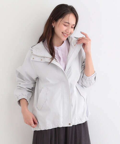 SHOO・LA・RUE（シューラルー）の「【防花粉/SS-3L】かわいいもかっこいいも叶える 欲張りマウンテンパーカ（ブルゾン・レディース・グレー/オフホワイト/ブラウン系その他/ネイビー・01/04/02/03/05/10）」の10枚目の写真