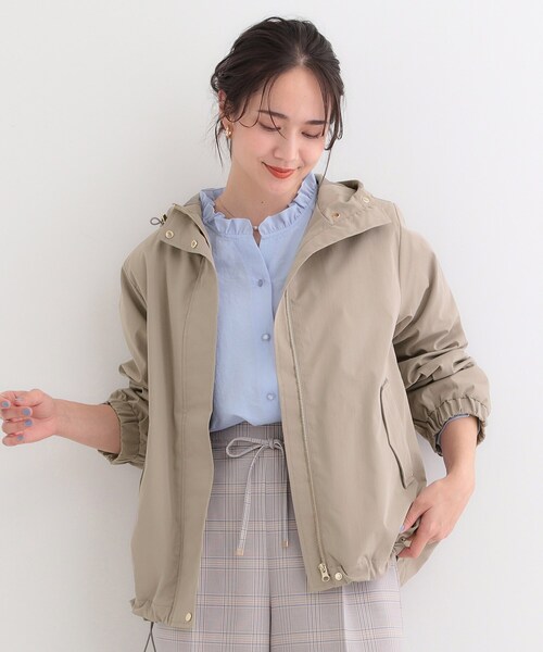 SHOO・LA・RUE（シューラルー）の「【防花粉/SS-3L】かわいいもかっこいいも叶える 欲張りマウンテンパーカ（ブルゾン・レディース・グレー/オフホワイト/ブラウン系その他/ネイビー・01/04/02/03/05/10）」の13枚目の写真