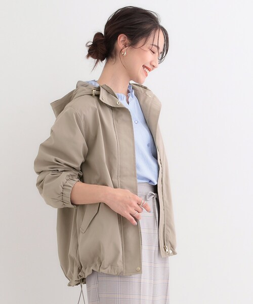 SHOO・LA・RUE（シューラルー）の「【防花粉/SS-3L】かわいいもかっこいいも叶える 欲張りマウンテンパーカ（ブルゾン・レディース・グレー/オフホワイト/ブラウン系その他/ネイビー・01/04/02/03/05/10）」の14枚目の写真