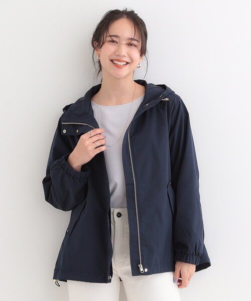 SHOO・LA・RUE（シューラルー）の「【防花粉/SS-3L】かわいいもかっこいいも叶える 欲張りマウンテンパーカ（ブルゾン・レディース・グレー/オフホワイト/ブラウン系その他/ネイビー・01/04/02/03/05/10）」の17枚目の写真