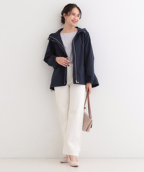 SHOO・LA・RUE（シューラルー）の「【防花粉/SS-3L】かわいいもかっこいいも叶える 欲張りマウンテンパーカ（ブルゾン・レディース・グレー/オフホワイト/ブラウン系その他/ネイビー・01/04/02/03/05/10）」の19枚目の写真