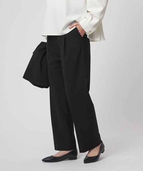 size SHORT/TALLあり］カチリラ ストレート パンツ ブラック