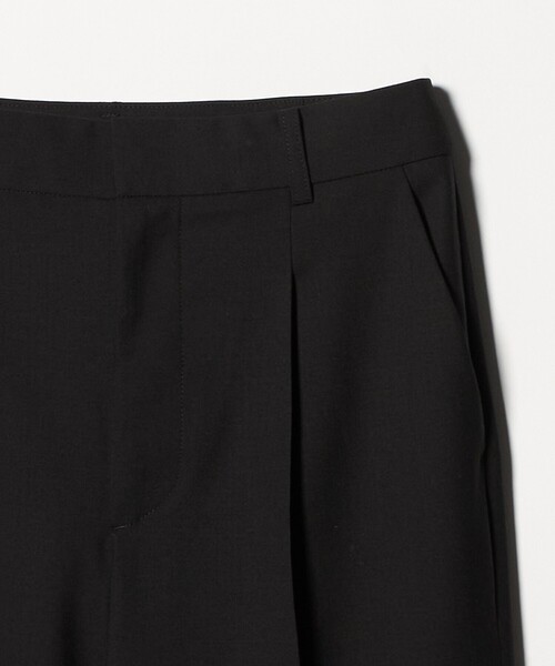 green label relaxing（グリーンレーベルリラクシング）の「［size SHORT/TALLあり］カチリラ ストレート パンツ ブラック（スラックス・レディース・ブラック・SHORT/36/38/40/TALL）」の5枚目の写真