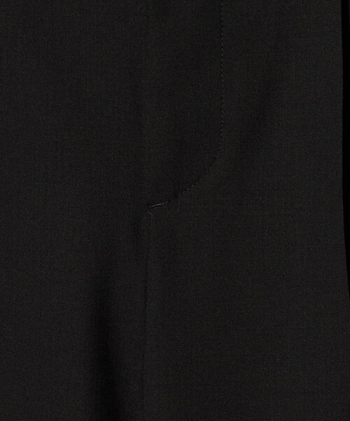green label relaxing（グリーンレーベルリラクシング）の「［size SHORT/TALLあり］カチリラ ストレート パンツ ブラック（スラックス・レディース・ブラック・SHORT/36/38/40/TALL）」の2枚目の写真
