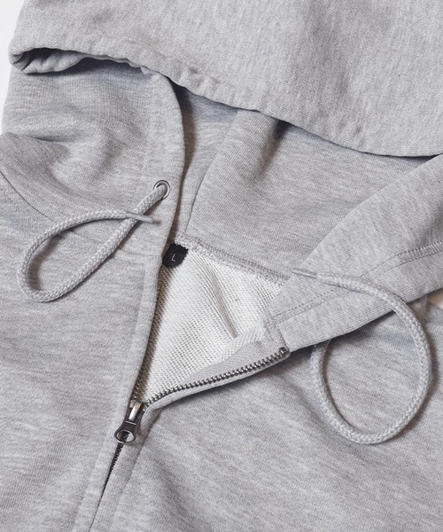 coca（coca）（コカ）の「ポリエステル裏毛ベーシックZIPパーカー |ユニセックス（パーカー・メンズ・ブラック/ライトグレー・L/M/S/XL）」の15枚目の写真