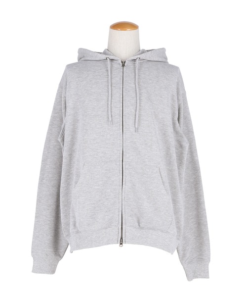 coca（coca）（コカ）の「ポリエステル裏毛ベーシックZIPパーカー |ユニセックス（パーカー・メンズ・ブラック/ライトグレー・L/M/S/XL）」の20枚目の写真
