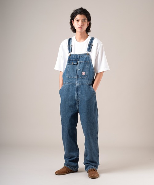 Levi's（リーバイス）の「Levi's/リーバイス WORKWEAR LOOSEオーバーオール（サロペット/オーバーオール・メンズ・ダークインディゴブルー・S/M/L/XL）」の4枚目の写真