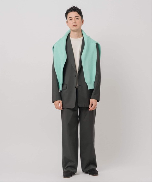 EDIFICE（エディフィス）の「PLATING ワッフル クルーネックニット（ニット/セーター・メンズ・イエロー/レッド/ライトグレー/スカイブルー/アイボリー/ブラック・LARGE/MEDIUM）」の20枚目の写真