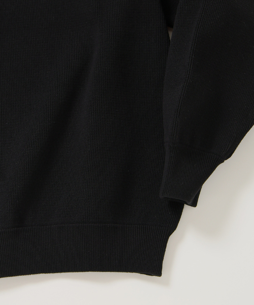 EDIFICE（エディフィス）の「PLATING ワッフル クルーネックニット（ニット/セーター・メンズ・イエロー/レッド/ライトグレー/スカイブルー/アイボリー/ブラック・LARGE/MEDIUM）」の13枚目の写真