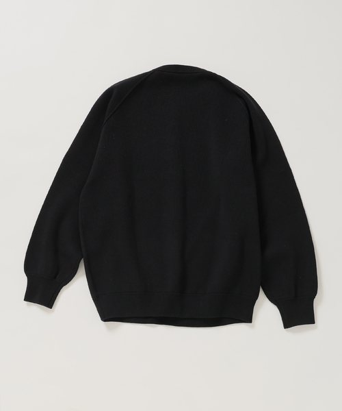 EDIFICE（エディフィス）の「PLATING ワッフル クルーネックニット（ニット/セーター・メンズ・イエロー/レッド/ライトグレー/スカイブルー/アイボリー/ブラック・LARGE/MEDIUM）」の18枚目の写真