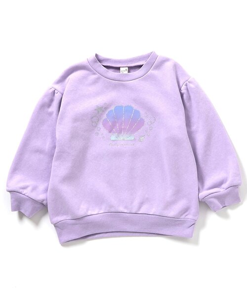 apres les cours(アプレレクール)の「【WEB限定】GIRLSトレーナー/7days Style(スウェット・キッズ・グリーン/ラベンダー/キャメル/イエロー/アイボリー・120/110/90/80/100/140/130)」の4枚目の写真