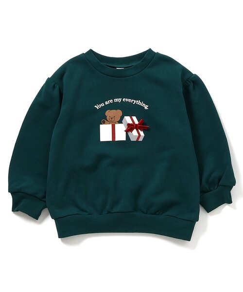 apres les cours(アプレレクール)の「【WEB限定】GIRLSトレーナー/7days Style(スウェット・キッズ・グリーン/ラベンダー/キャメル/イエロー/アイボリー・120/110/90/80/100/140/130)」の1枚目の写真