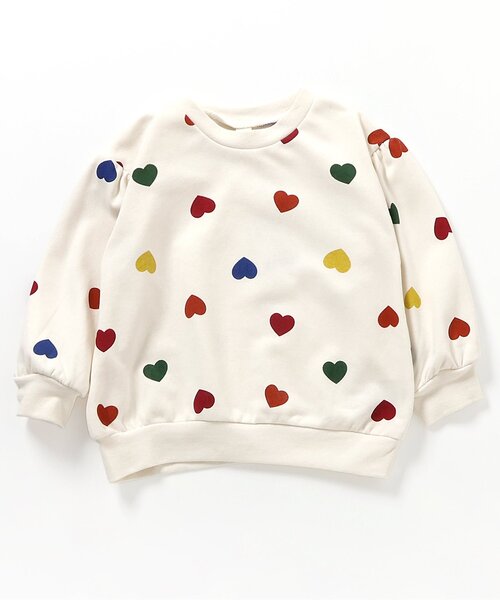 apres les cours(アプレレクール)の「【WEB限定】GIRLSトレーナー/7days Style(スウェット・キッズ・グリーン/ラベンダー/キャメル/イエロー/アイボリー・120/110/90/80/100/140/130)」の3枚目の写真