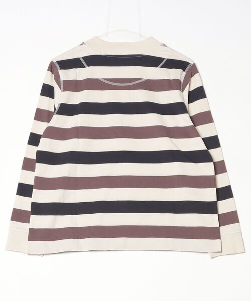 MHL.（エムエイチエル）の「THREE COLOUR BLOCK STRIPE TOP（Tシャツ/カットソー・レディース・マルチ・2）」の2枚目の写真