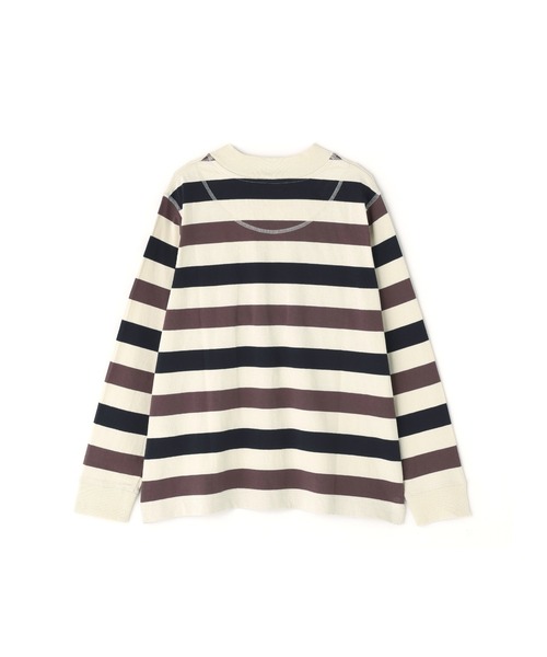 MHL.（エムエイチエル）の「THREE COLOUR BLOCK STRIPE TOP（Tシャツ/カットソー・レディース・マルチ・2）」の7枚目の写真