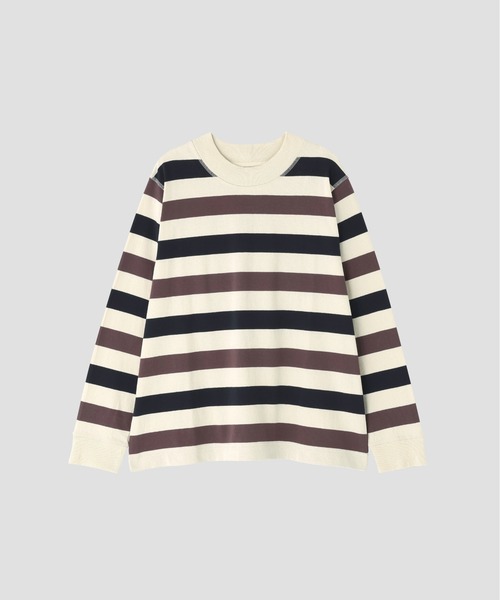 MHL.（エムエイチエル）の「THREE COLOUR BLOCK STRIPE TOP（Tシャツ/カットソー・レディース・マルチ・2）」の6枚目の写真
