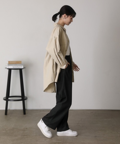 shetila（シェティラ）の「ワッフルワイドイージーパンツ（その他パンツ・レディース・杢グレー/アイボリー/ブラック・FREE）」の18枚目の写真