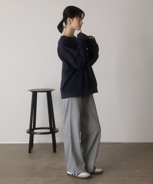 shetila（シェティラ）の「ワッフルワイドイージーパンツ（その他パンツ・レディース・杢グレー/アイボリー/ブラック・FREE）」の13枚目の写真