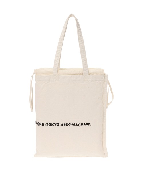 beautiful people(ビューティフルピープル)の「beautiful people brushed logo gathering bag 1626611945(トートバッグ・レディース・ホワイト/オレンジ/グレー/グリーン/ネイビー・FREE)」の10枚目の写真