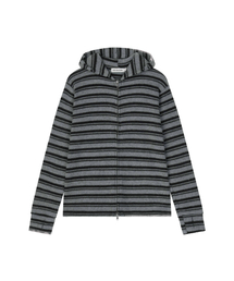 UL KNIT ZIP HOODIE 02 BLACK