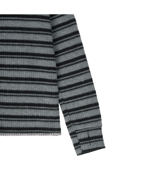 NOSCOULEURS（ノクルールズ）の「UL KNIT ZIP HOODIE 02 BLACK（パーカー・メンズ・その他・2/1）」の3枚目の写真