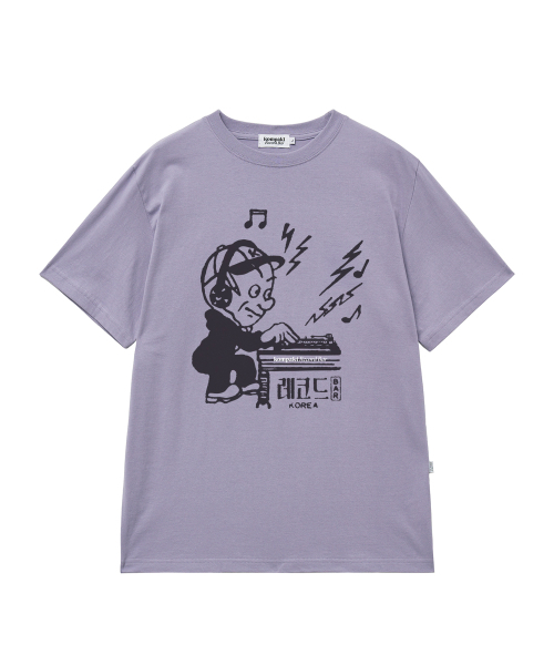 Kompakt Record Bar(コンパクトレコードバー)の「KRB Radio DJ T-shirt - Light Purple(Tシャツ/カットソー・メンズ・その他・L/XL/XXL)」の1枚目の写真
