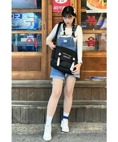ROIDESROIS(ロワデロワ)の「クレップクレップ クロス メッセンジャーバッグ (ブラック/ホワイト)(メッセンジャーバッグ・レディース・その他・FREE)」の19枚目の写真