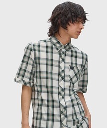 セール】Fred Perry Tartan Shirt／タータンチェック半袖シャツ