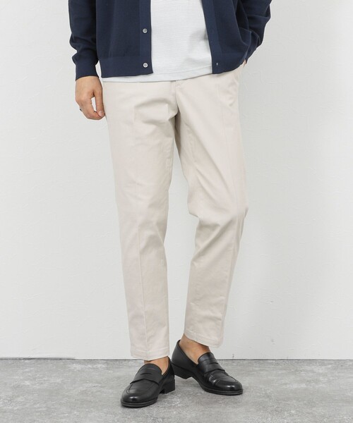 NOLLEY’S(ノーリーズ)の「《ビジカジ対応》ストレッチツイルレギュラーフィットPT 26SS(チノパンツ・メンズ・オリーブ/キナリ/ネイビー・S/M/L/XL)」の2枚目の写真