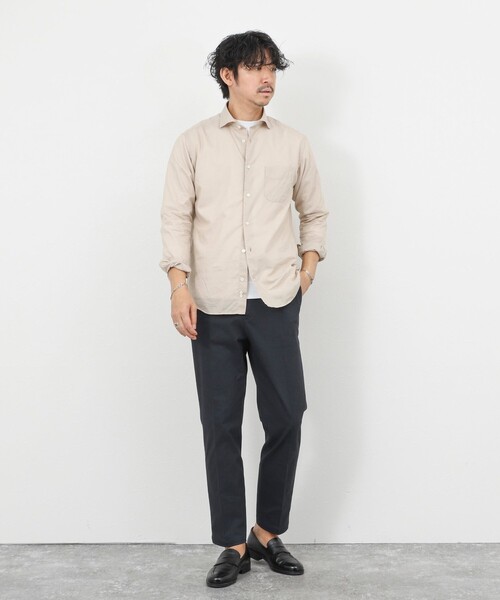 NOLLEY’S(ノーリーズ)の「《ビジカジ対応》ストレッチツイルレギュラーフィットPT 26SS(チノパンツ・メンズ・オリーブ/キナリ/ネイビー・S/M/L/XL)」の5枚目の写真