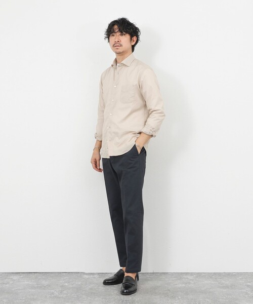 NOLLEY’S(ノーリーズ)の「《ビジカジ対応》ストレッチツイルレギュラーフィットPT 26SS(チノパンツ・メンズ・オリーブ/キナリ/ネイビー・S/M/L/XL)」の6枚目の写真