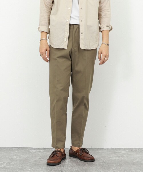 NOLLEY’S(ノーリーズ)の「《ビジカジ対応》ストレッチツイルレギュラーフィットPT 26SS(チノパンツ・メンズ・オリーブ/キナリ/ネイビー・S/M/L/XL)」の8枚目の写真