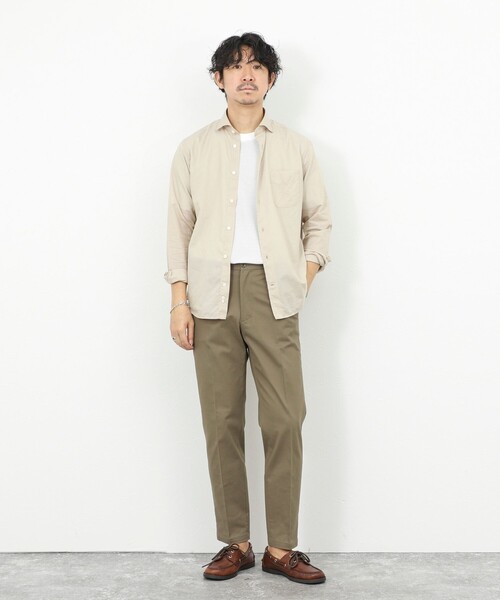 NOLLEY’S(ノーリーズ)の「《ビジカジ対応》ストレッチツイルレギュラーフィットPT 26SS(チノパンツ・メンズ・オリーブ/キナリ/ネイビー・S/M/L/XL)」の10枚目の写真