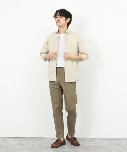 NOLLEY’S(ノーリーズ)の「《ビジカジ対応》ストレッチツイルレギュラーフィットPT 26SS(チノパンツ・メンズ・オリーブ/キナリ/ネイビー・S/M/L/XL)」の11枚目の写真