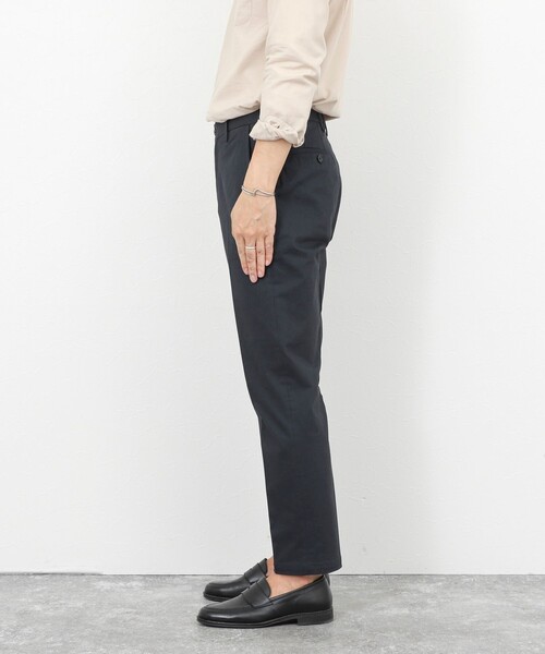 NOLLEY’S(ノーリーズ)の「《ビジカジ対応》ストレッチツイルレギュラーフィットPT 26SS(チノパンツ・メンズ・オリーブ/キナリ/ネイビー・S/M/L/XL)」の4枚目の写真
