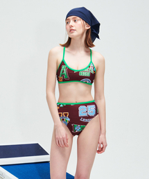 DELIGHTPOOL（ディライトプール）の「Athletic Club BIKINI Top - Burgundy Rush（水着）」