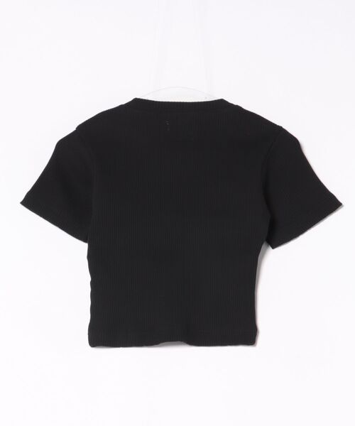 DC(ディーシー)の「DC/ディーシー レディース 半袖 ミニTシャツ 26 WS TELECO SHORT SS LST261313(Tシャツ/カットソー・レディース・スミクロ/マルチ/ライトピンク/ブラック/ホワイト・M/S)」の6枚目の写真