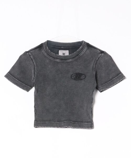 DC(ディーシー)の「DC/ディーシー レディース 半袖 ミニTシャツ 26 WS TELECO SHORT SS LST261313(Tシャツ/カットソー・レディース・スミクロ/マルチ/ライトピンク/ブラック/ホワイト・M/S)」の9枚目の写真