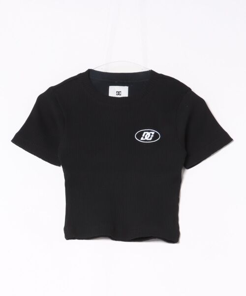 DC(ディーシー)の「DC/ディーシー レディース 半袖 ミニTシャツ 26 WS TELECO SHORT SS LST261313(Tシャツ/カットソー・レディース・スミクロ/マルチ/ライトピンク/ブラック/ホワイト・M/S)」の10枚目の写真