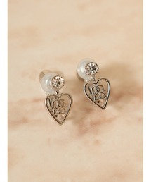 SNIDEL | ハートキャッチストーンモチーフイヤリング(イヤリング)